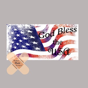 God Bless the USA sign
