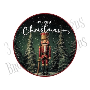 Merry Christmas Nutcracker sign, Nutcracker sign