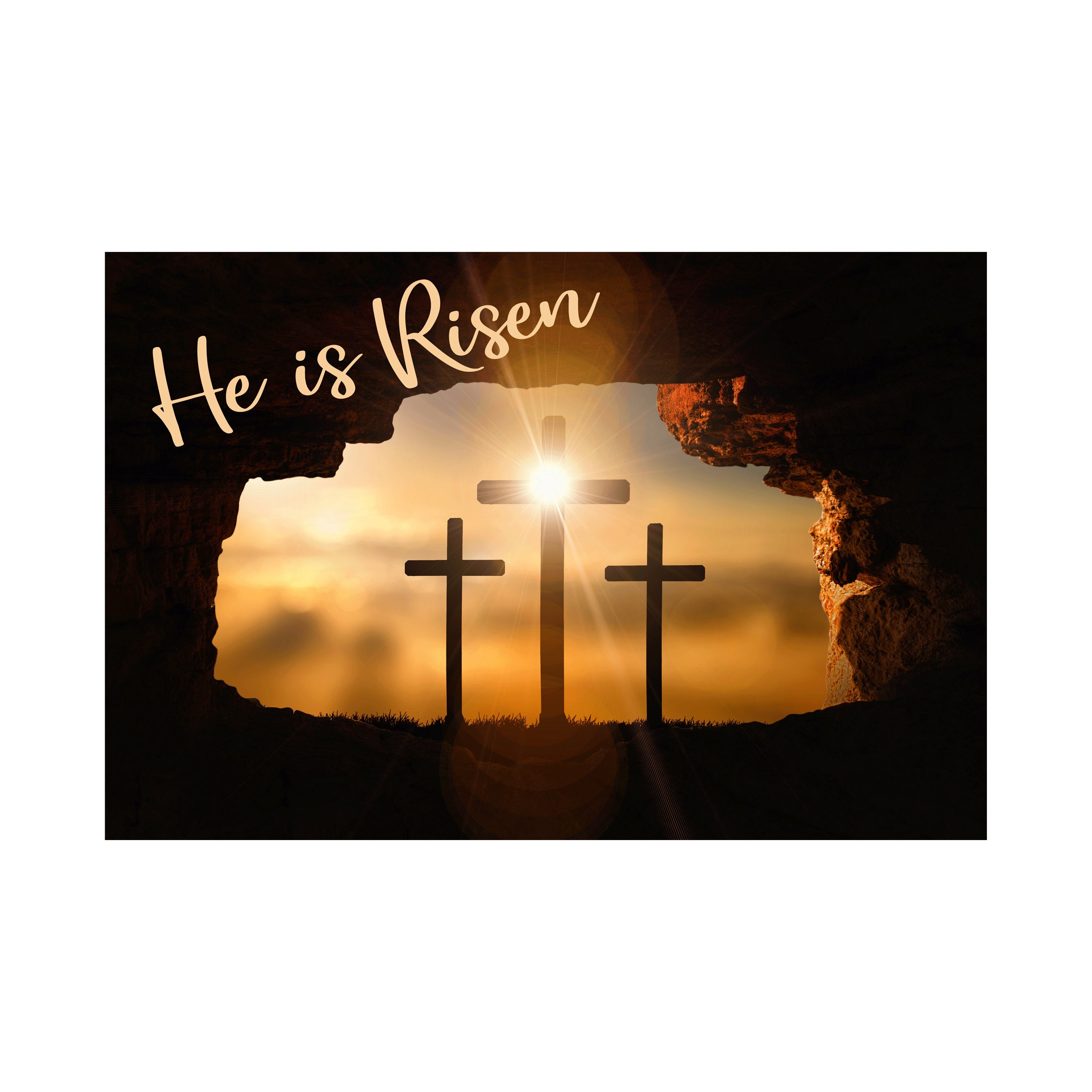 He is Risen sign Etsy