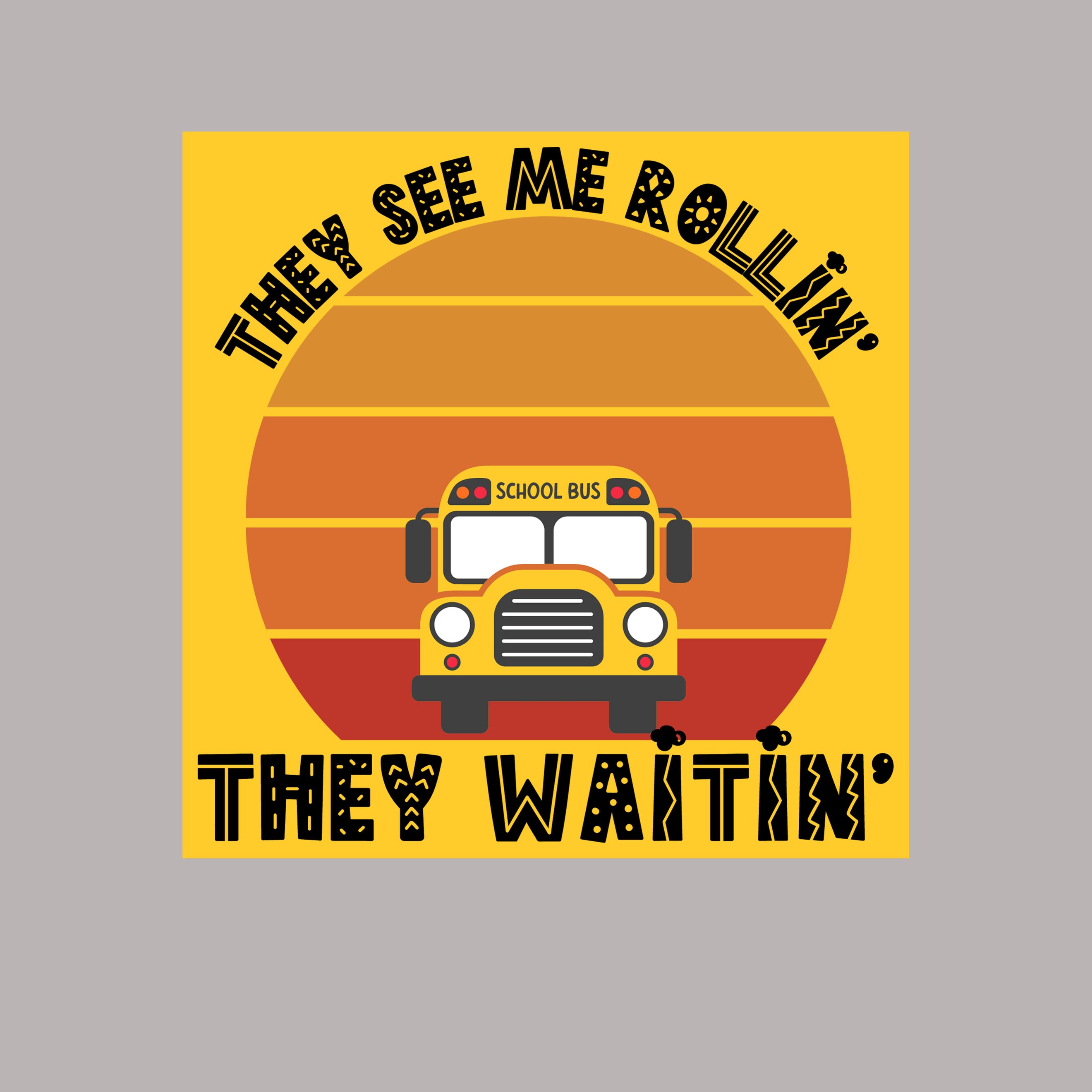 School Bus Sign, Funny Sign - Etsy