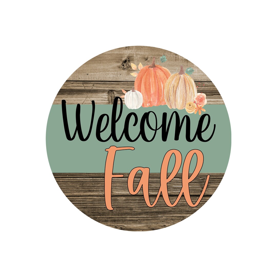 Welcome Fall Sign - Etsy