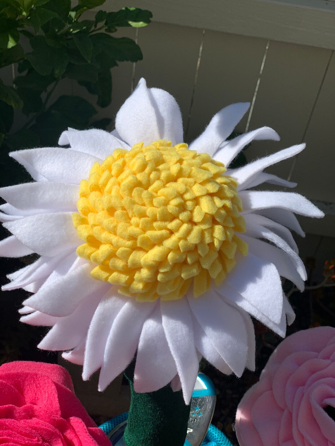 Driverwhite Flower Golf Club Cover Etsy