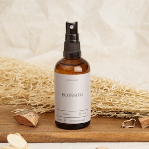 Room Spray Label Template, Editable Product Label Template, 5x2 2x3 DIY Label for Body Products, Canva Label Template, Oil Label Template