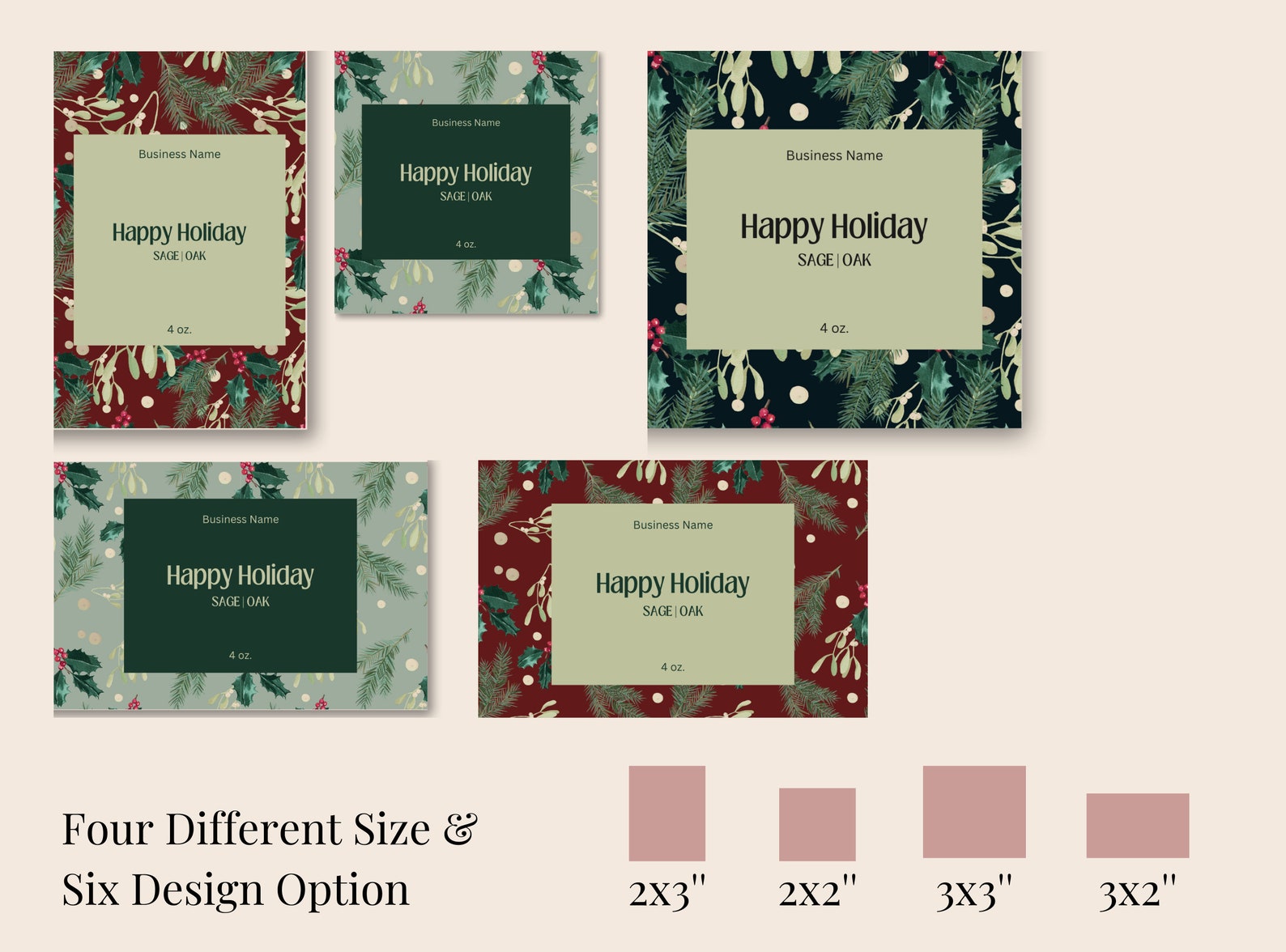 Editable Christmas Candle Label Template,customizable Christmas Candle ...