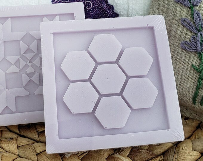 Lavender Lane Quilt Block Soap Lavender Essential Oil Goat Milk Soap