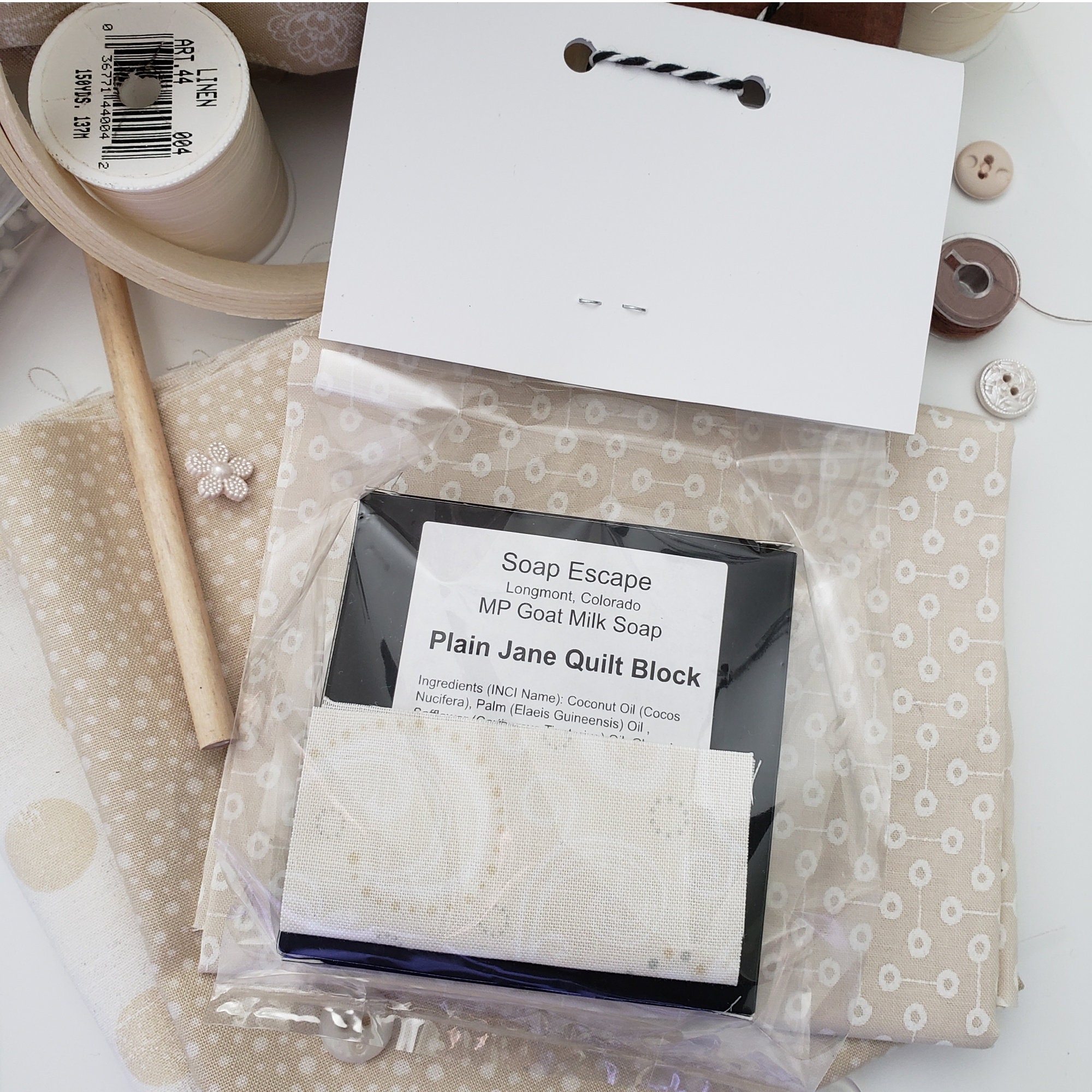 Fragrance Free Plain Jane Quilt Block Goat Milk Hand Soap Etsy