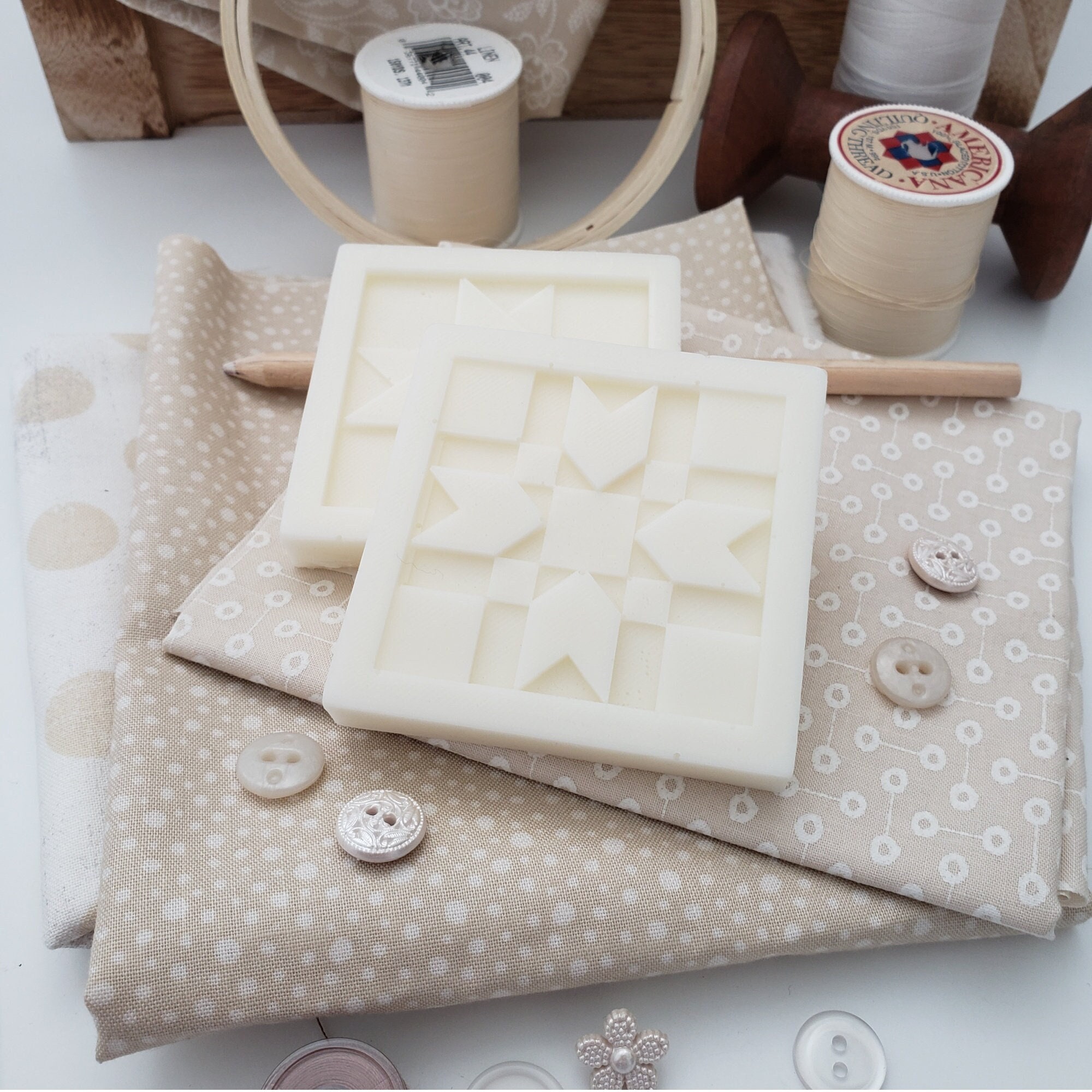 Fragrance Free Plain Jane Quilt Block Goat Milk Hand Soap Etsy