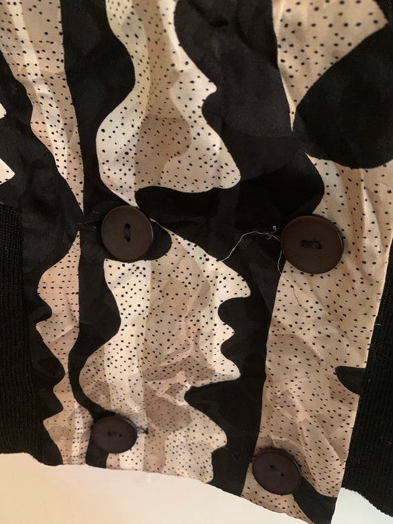 Adrienne Pappel abstract print blouse. - image 4