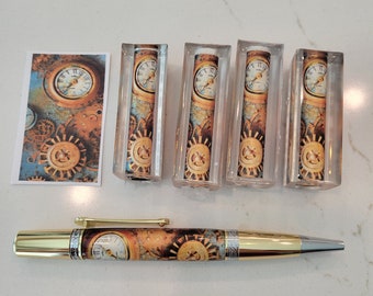 Penna vuota Steampunk con tubo per kit penna Gallant o kit penna Sierra e altri. SPTI-6