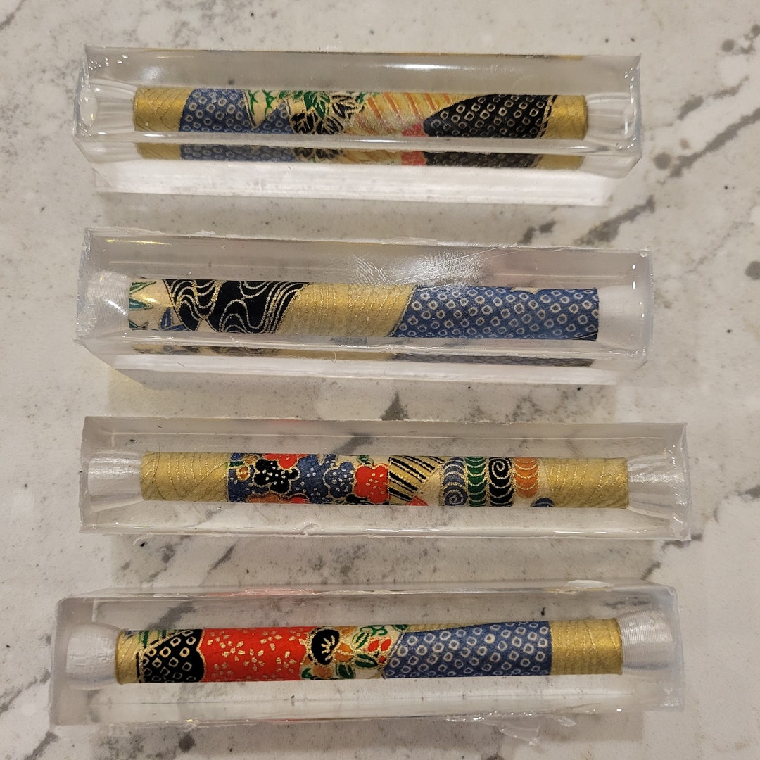 Seam Ripper Blank, 3-1/8 Long Tube-in Casting, Japanese Chiyogami Paper ...