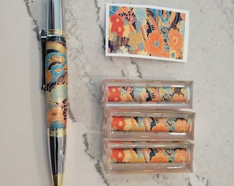 Penna vuota giapponese Chiyogami Art per Gallant, kit penna Sierra e altri. JCTI-3
