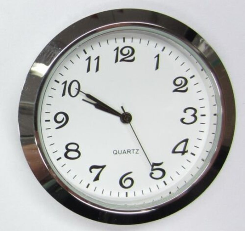 21/8 55MM PREMIUM QUARTZ CLOCK Insert Metal Case Etsy