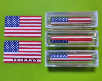 USA Flagge beschriftet gegossenen Stiftrohling für .30 Cal Bolt Action Pen Kit