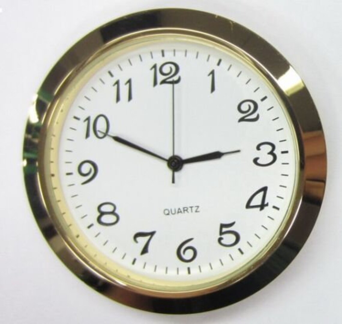 21/8 55MM PREMIUM QUARTZ CLOCK Insert Metal Case 4 Etsy