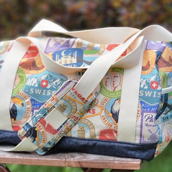 Quilted Duffle Bags Etsy