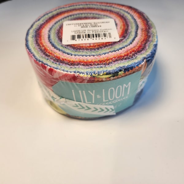 BOUNDLESS Fabric Lily & Loom Gramercy Park 2.5 inch Strips "Jelly Roll"