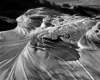 Coyote Buttes, Arizona (V), Black and White Landscape/Fine Art Photography