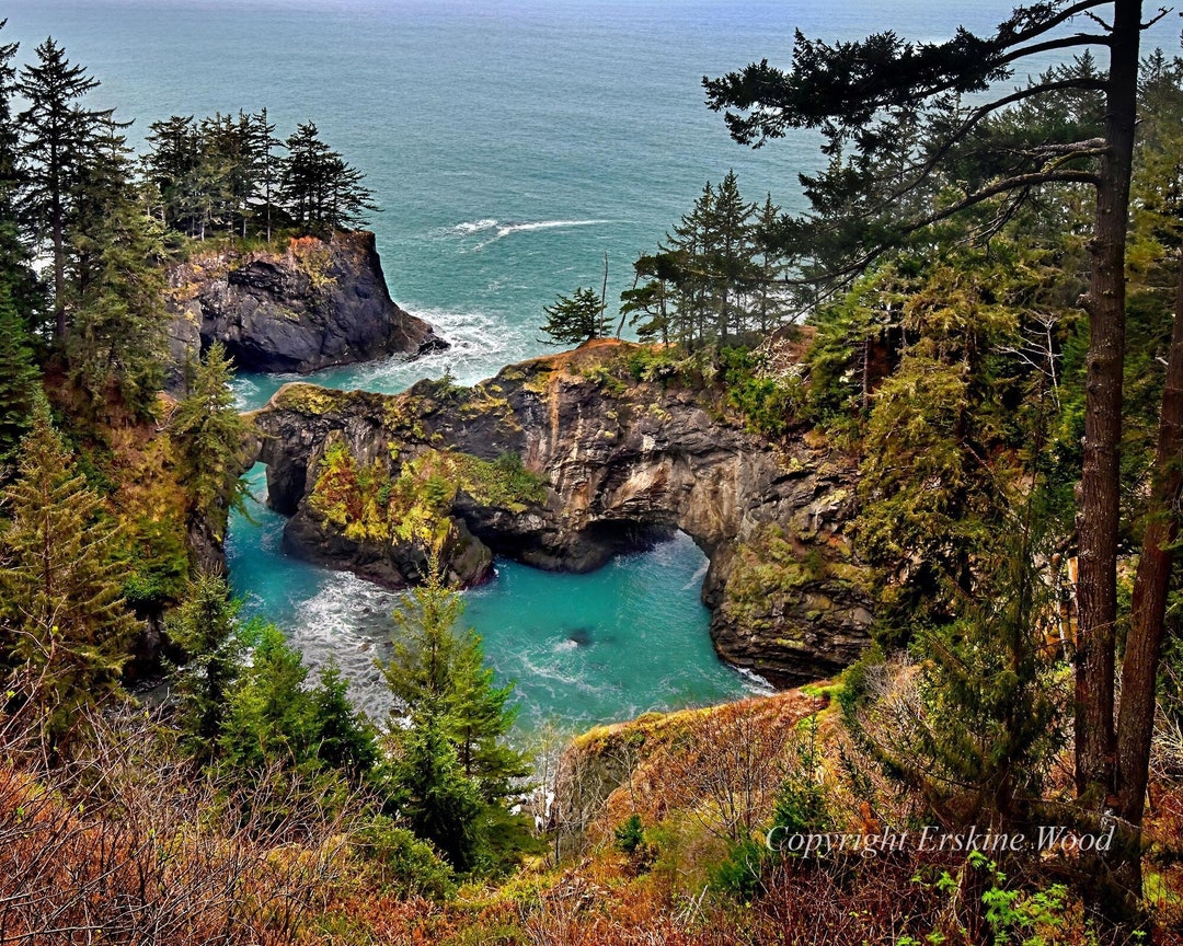 Natural Bridges Cove, Oregon H Etsy
