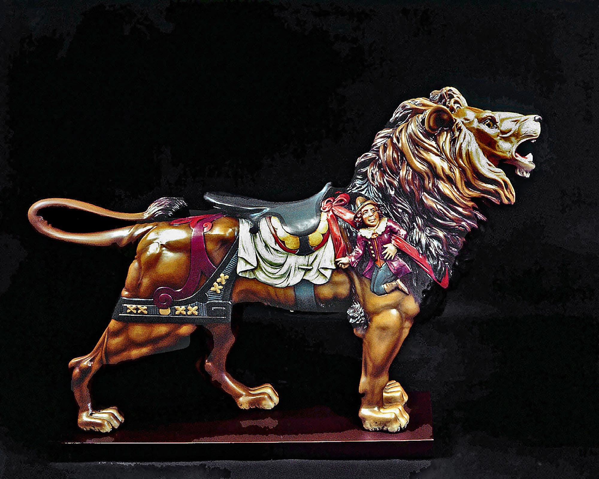 William Dentzel Carousel Lion (H) - Etsy
