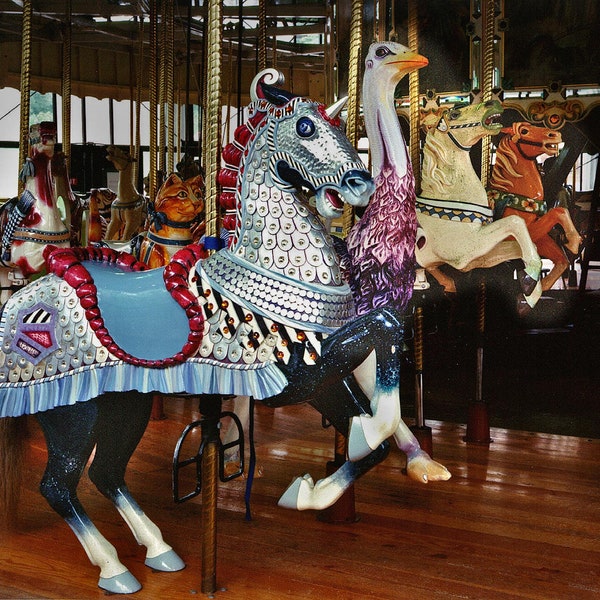 Hershell-Spillman Armored Carousel Horse (H)