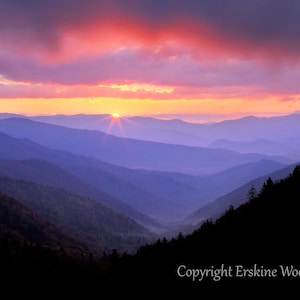 Sunrise, Great Smoky Mountains, (H), Landscape/Nature Photography