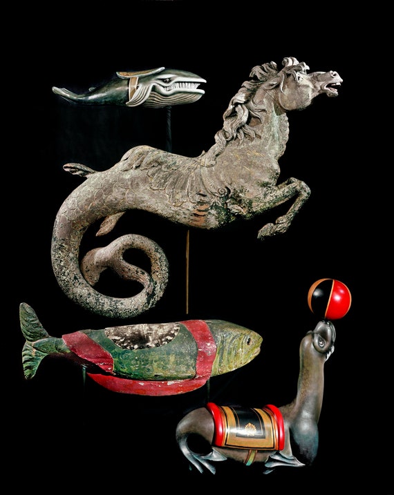 Dentzel Hippocampus and Other Aquatic Carousels (V) - Etsy