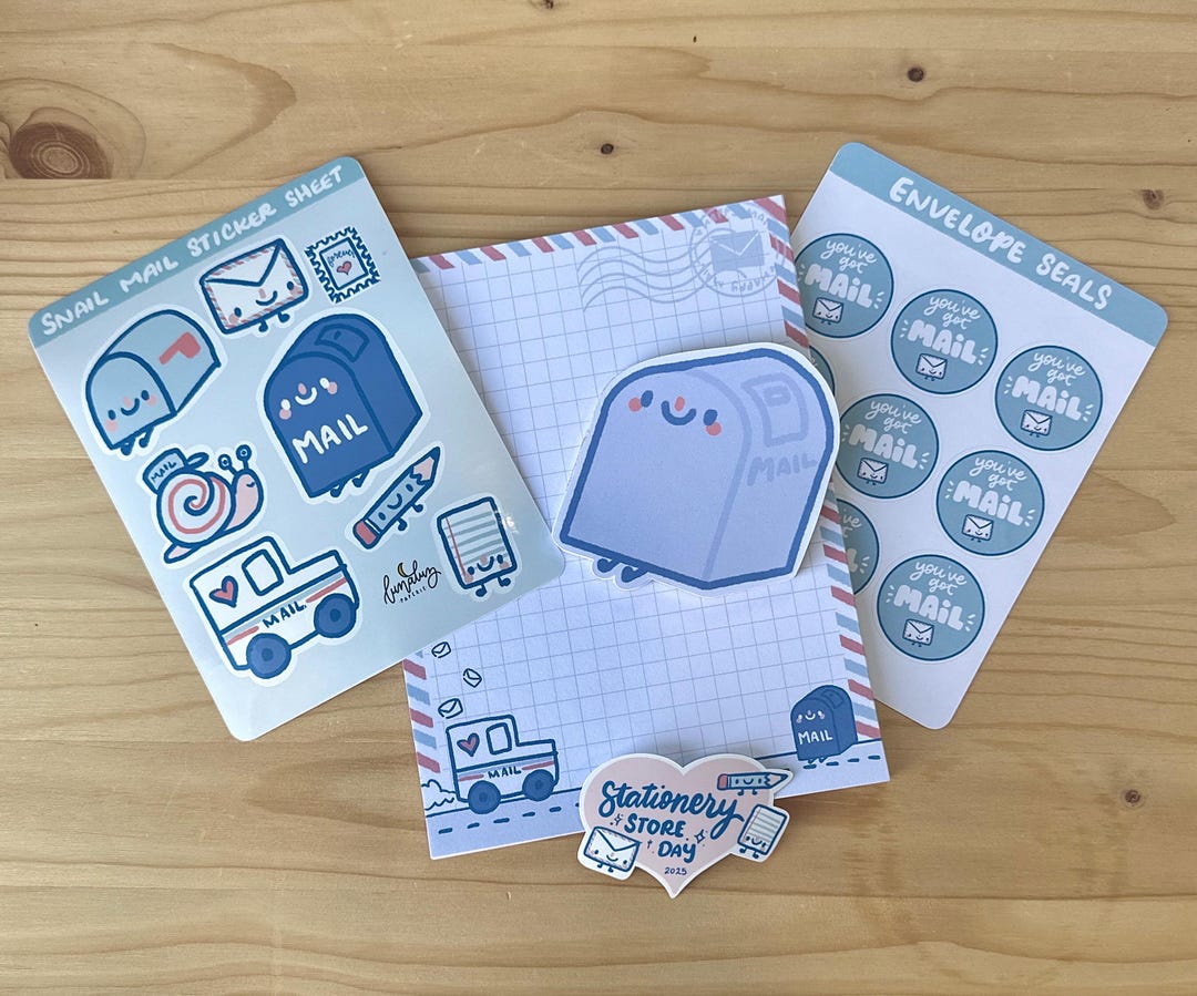 Cute Stationery Gift Set Snail Mail Letter Writing Set for Pen Pal ...