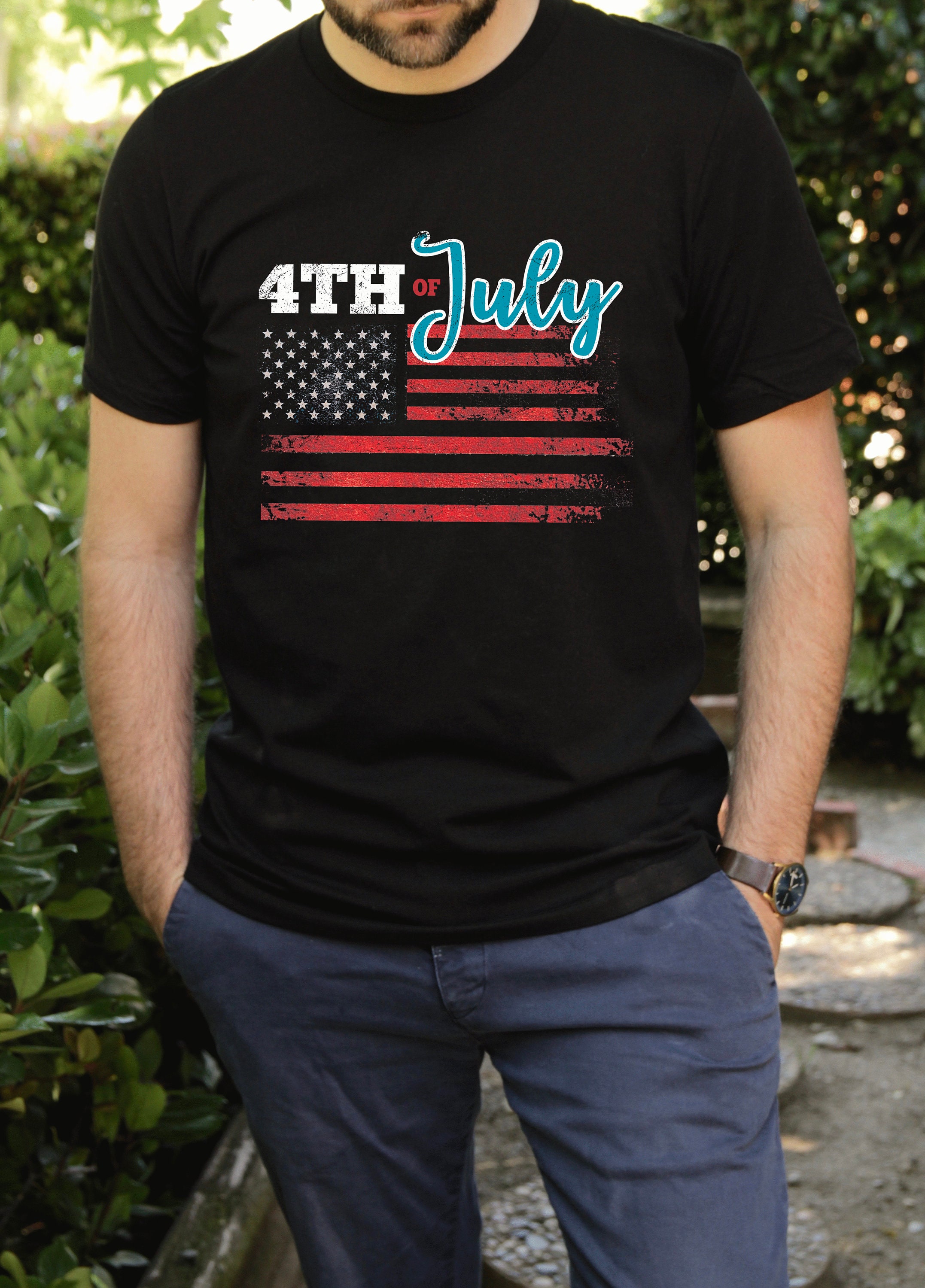 4th July Flag Shirt USA Gift 4th July Tee Flag T Shirt | Etsy