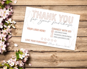 Custom Thank You Cards: Personalized Packaging, Small Business Supplies