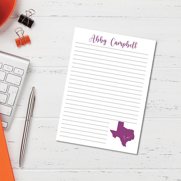 Personalized Notepads Etsy