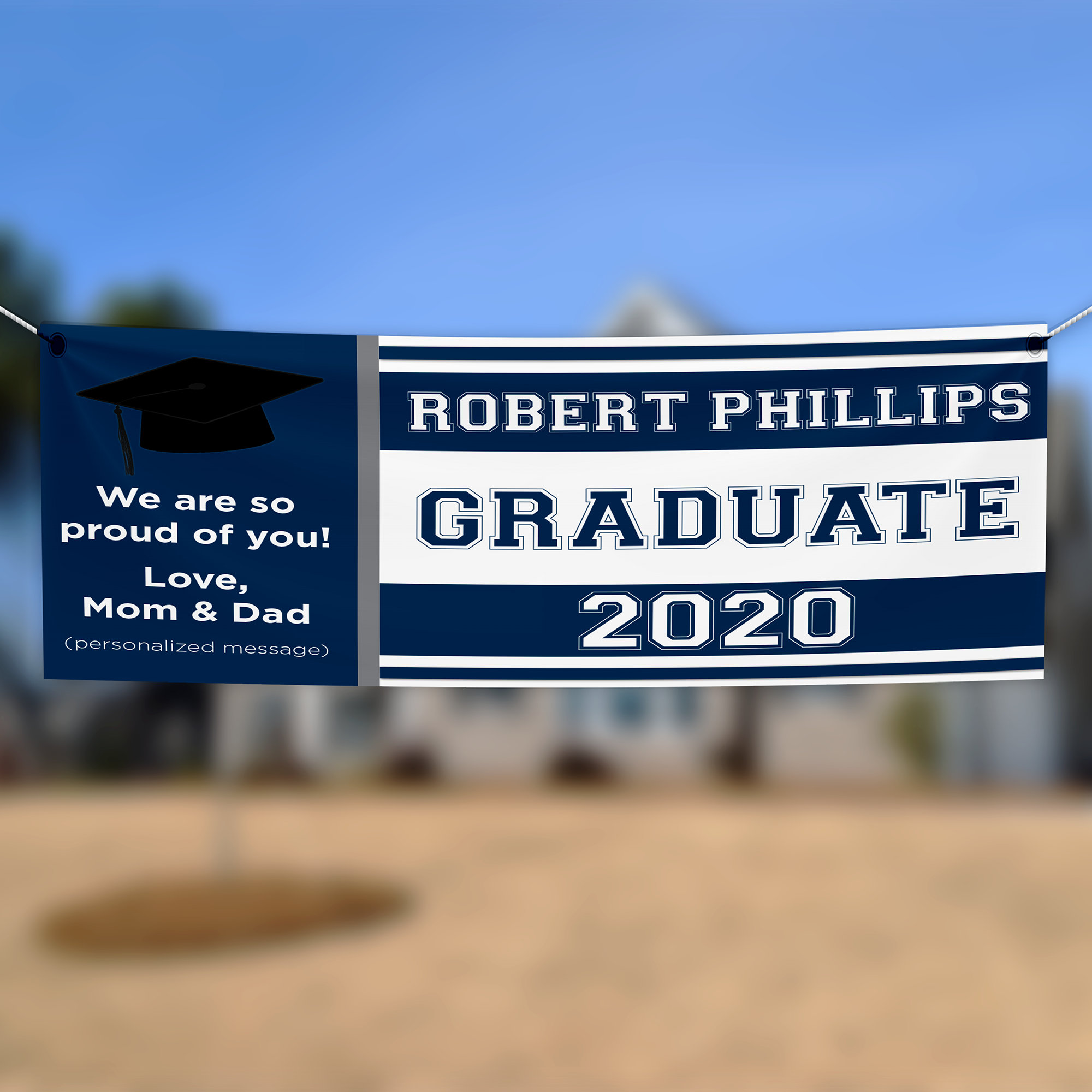 Graduation Custom Premium Vinyl Banners 3ftx9ft With Grommets Etsy