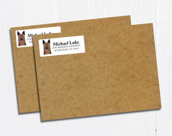 Choose Your Dog Custom Return Address Labels | Sheet of 30 Labels | Personalized Stickers | Ships in 1 Business Day!