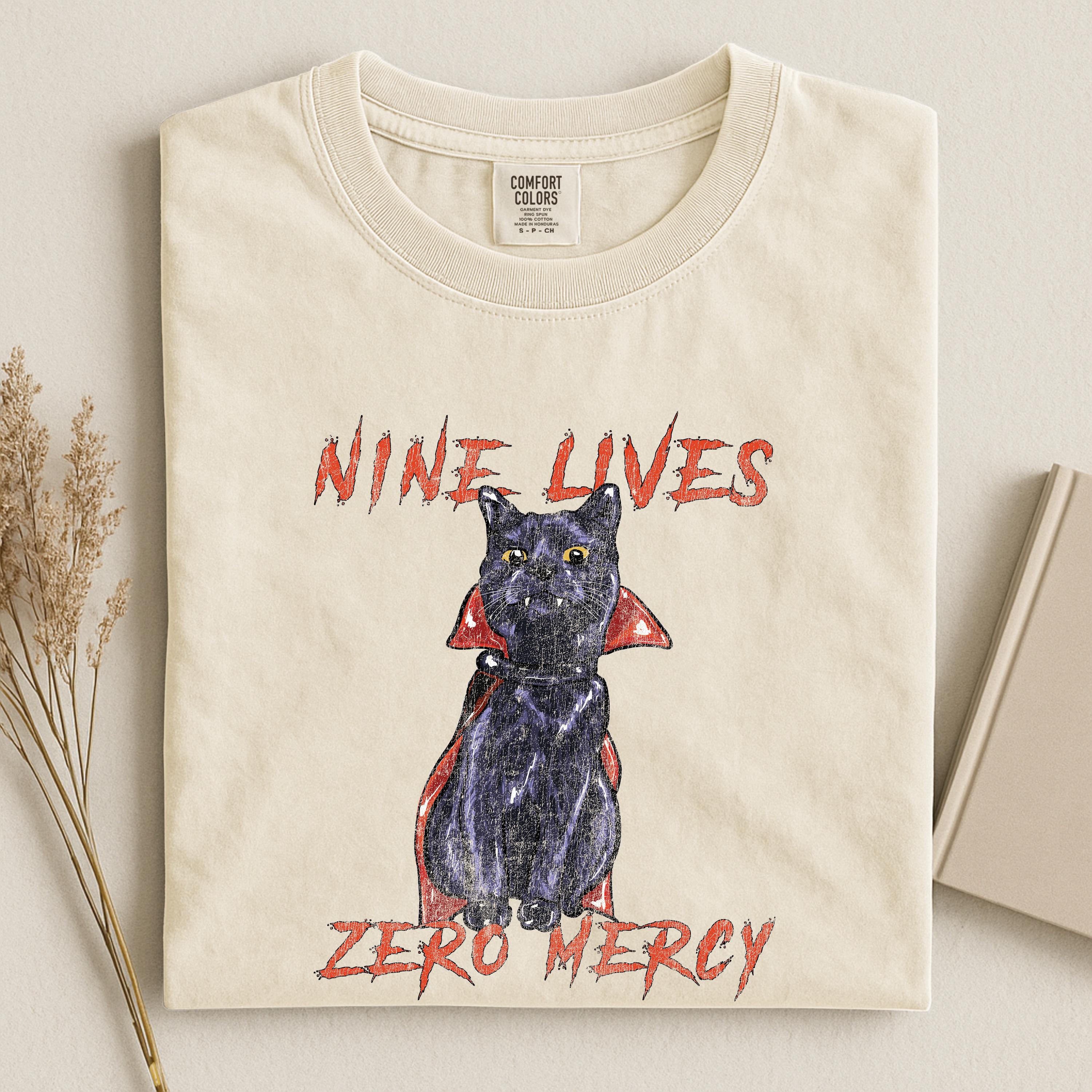 Nine Lives Tshirt - Etsy