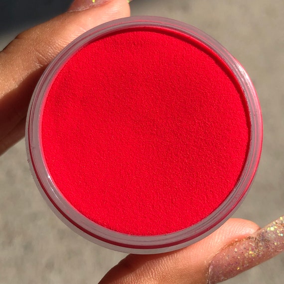 Bright Red Acrylic Powder Aries | Solid Color Acrylic Dip Powder for Nails