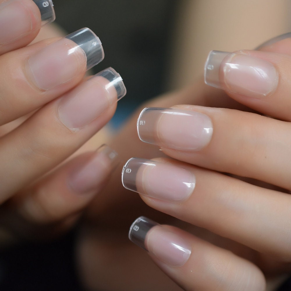 Sleek Square Full‑Cover Nail Tips