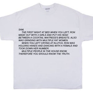 Camiseta "The Note" de Jersey Shore