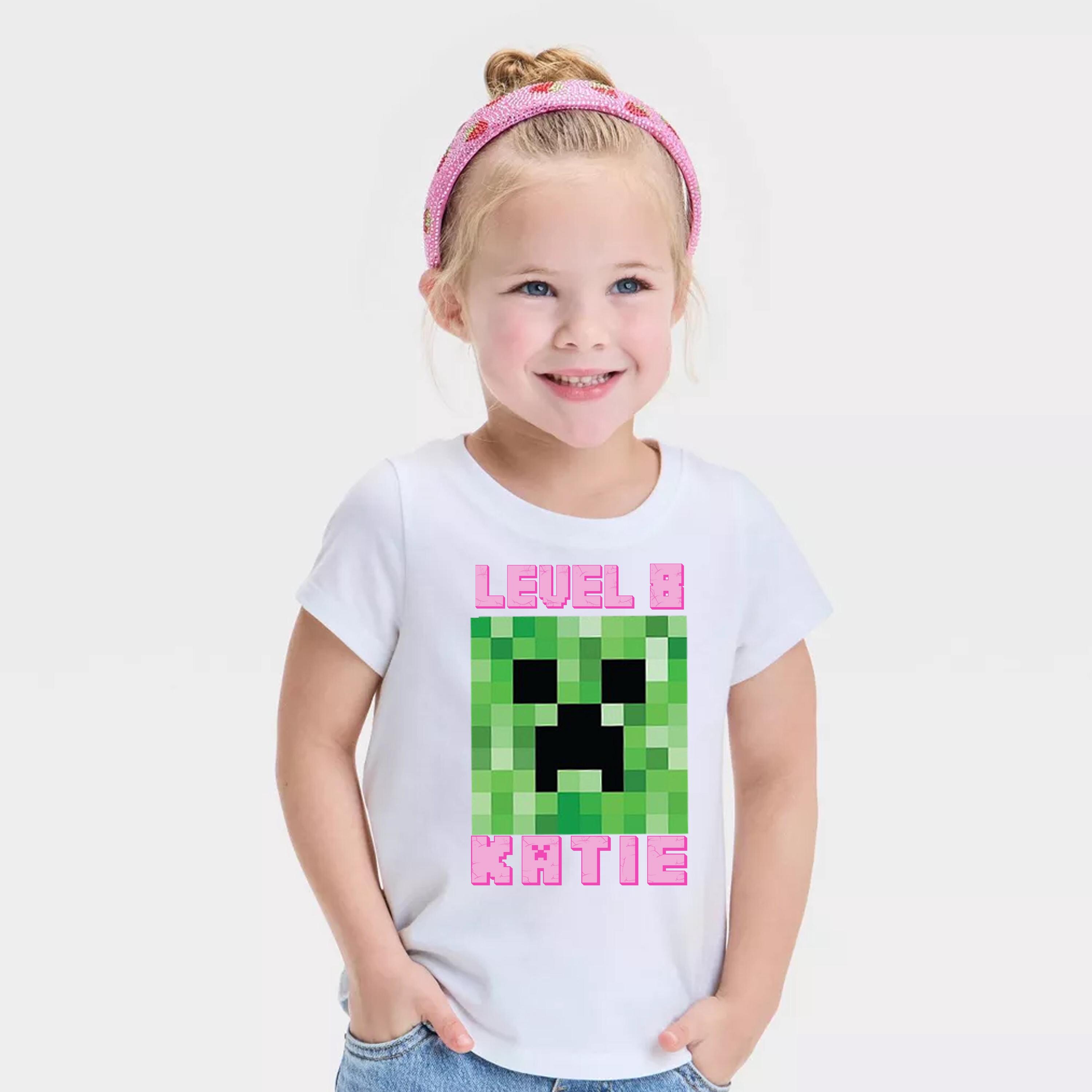 Personalized Minecraft Birthday shirt