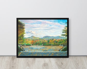 Fine Art Archival Print of Amherst College Memorial Hill (24"x18")