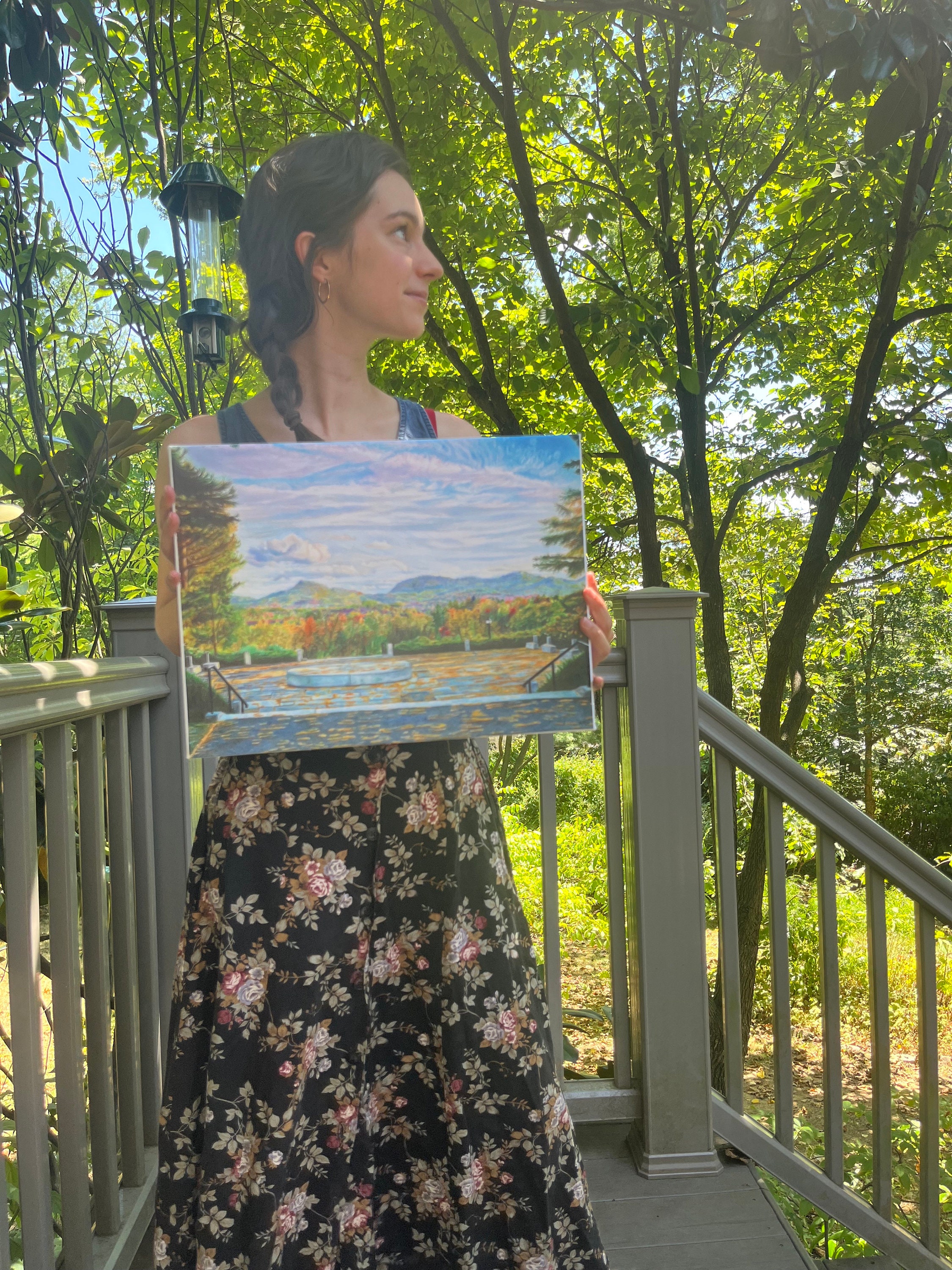 Canvas of Amherst College Memorial Hill - Etsy