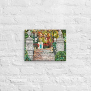 Leinwand von Williams College's Hopkins Gate Art