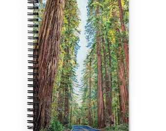 Redwood Highway Spiral Notebook Dotted Pages