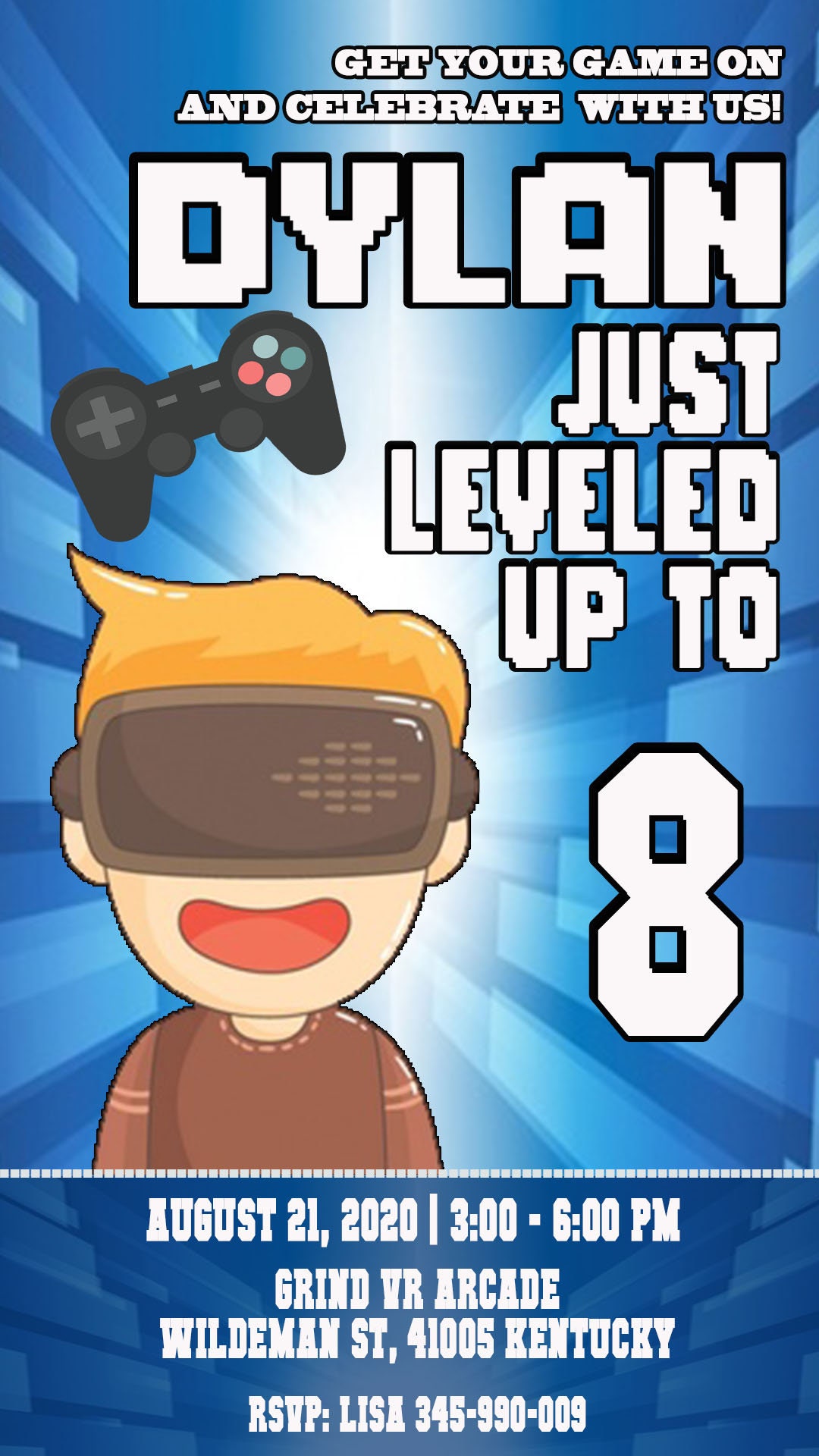 Virtual Reality Invitation Card Digital VR Invitation Card Etsy