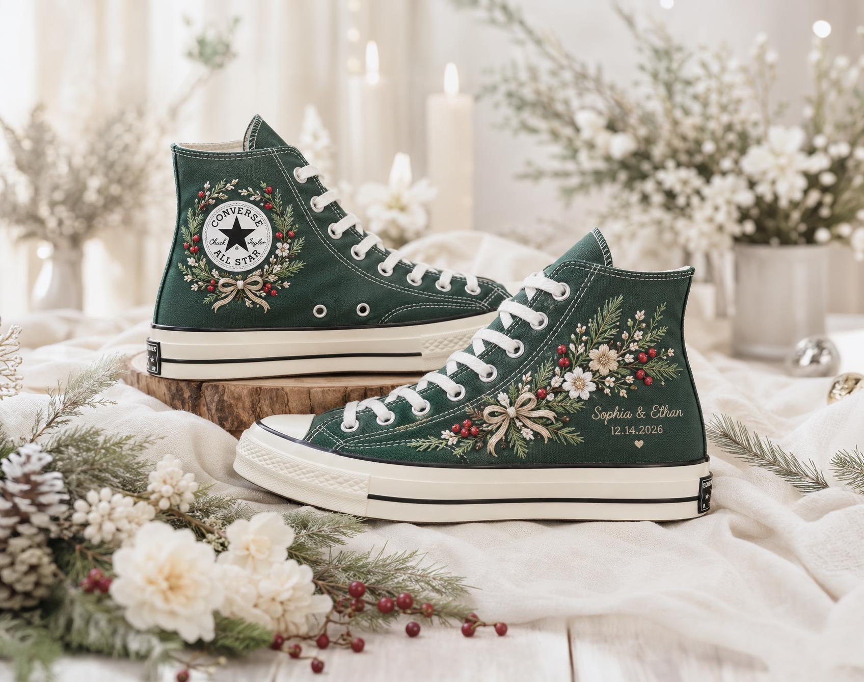 Converse Christmas - Etsy