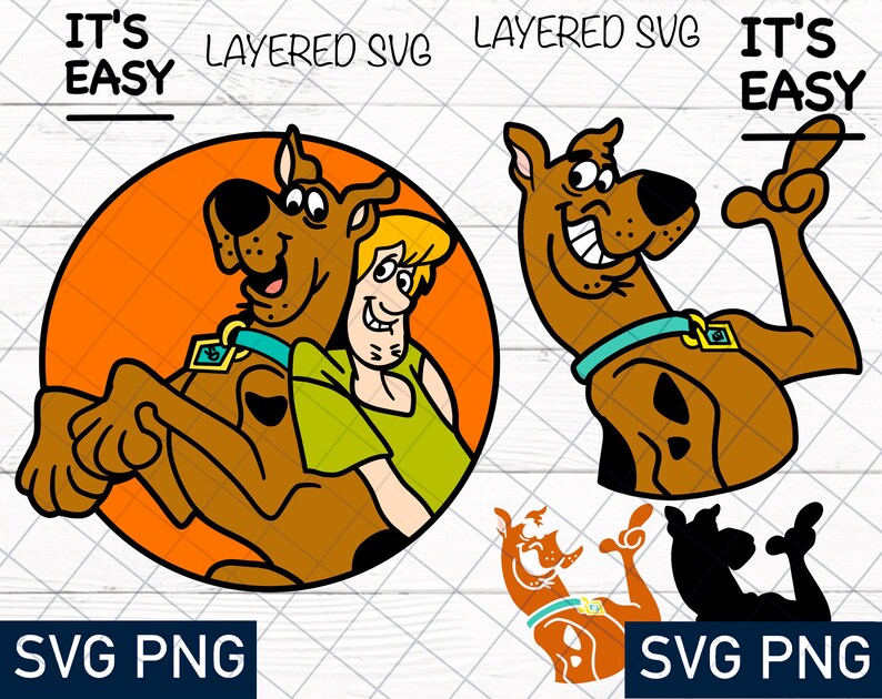 Download LAYERED SVG file for cricut Scooby Doo Svg Bundle Scooby ...