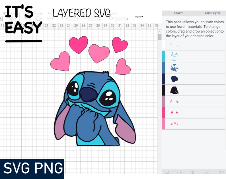 Stitch SVG Free Files Cricut