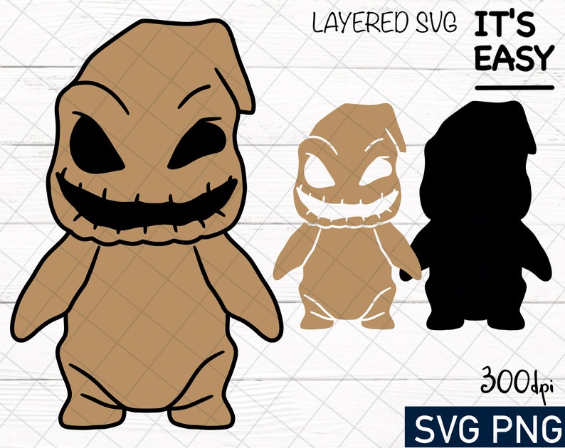 LAYERED svg Oogie Boogie svg Jack svg Jack and Sally SVG | Etsy