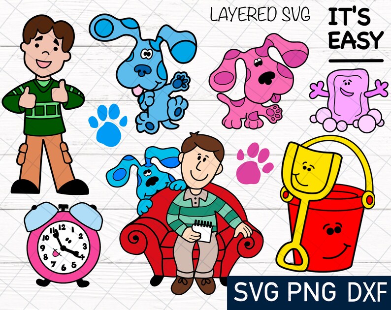 Download Blue's Clues svg bundle blues clues svg dog blue svg | Etsy