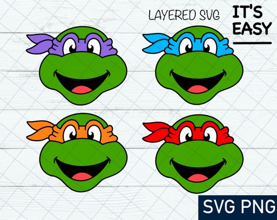Download Ninja Turtles SVG Turtle Face Svg Turtles SVG Cutting File ...