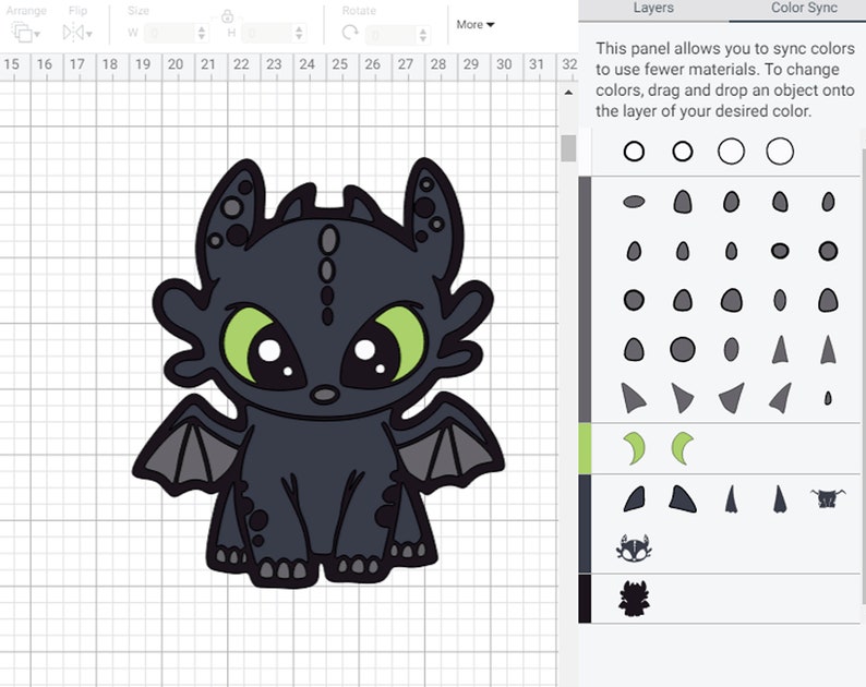 Download Toothless SVG Cricut Silhouette Cut File Clipart Print How ...