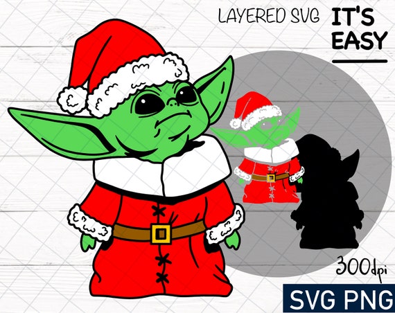 Download Baby Yoda Svg Christmas Svg Cricut Silhouette Cut File Etsy PSD Mockup Templates